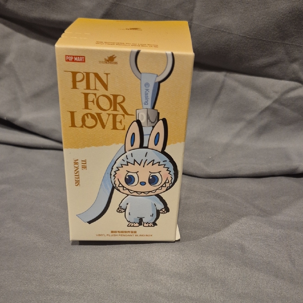 Pin for Love Keychain - Light Blue